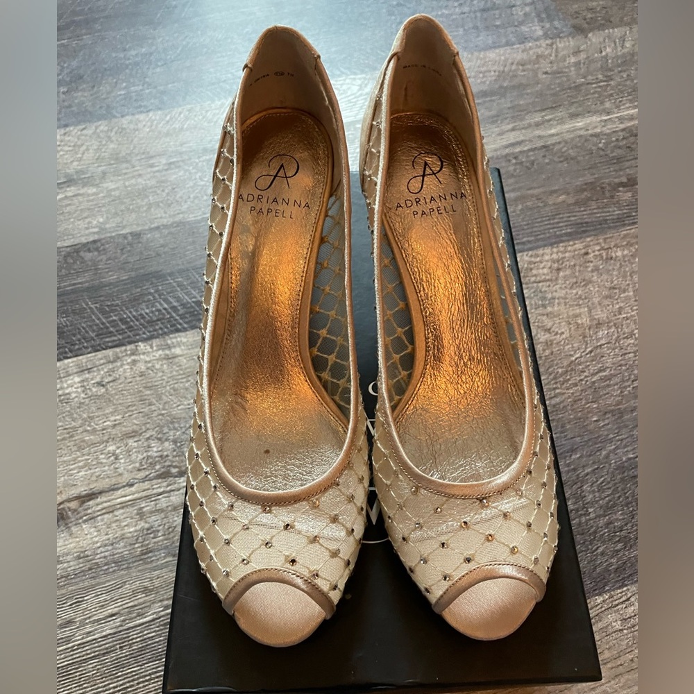 Adrianna Papell Nude Formal Heels